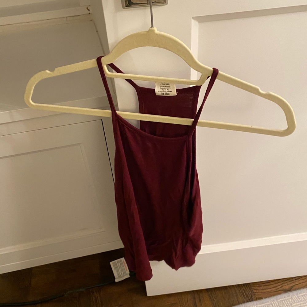 Maroon tank!